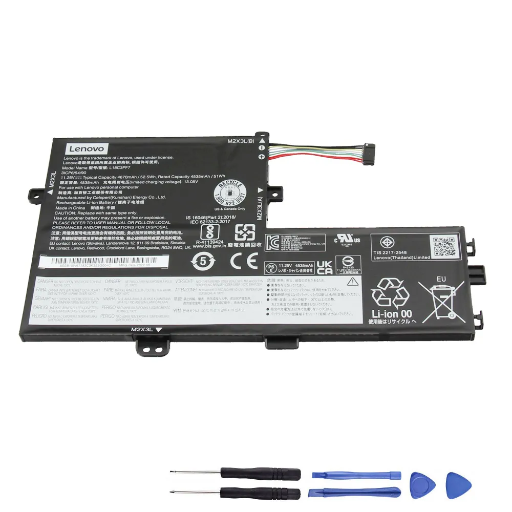 52.5Wh Lenovo L18C3PF7 Akku Battery
