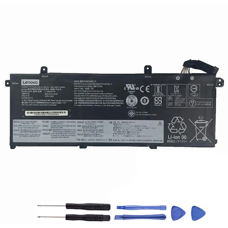 51Wh Lenovo L18L3P73 Akku Battery