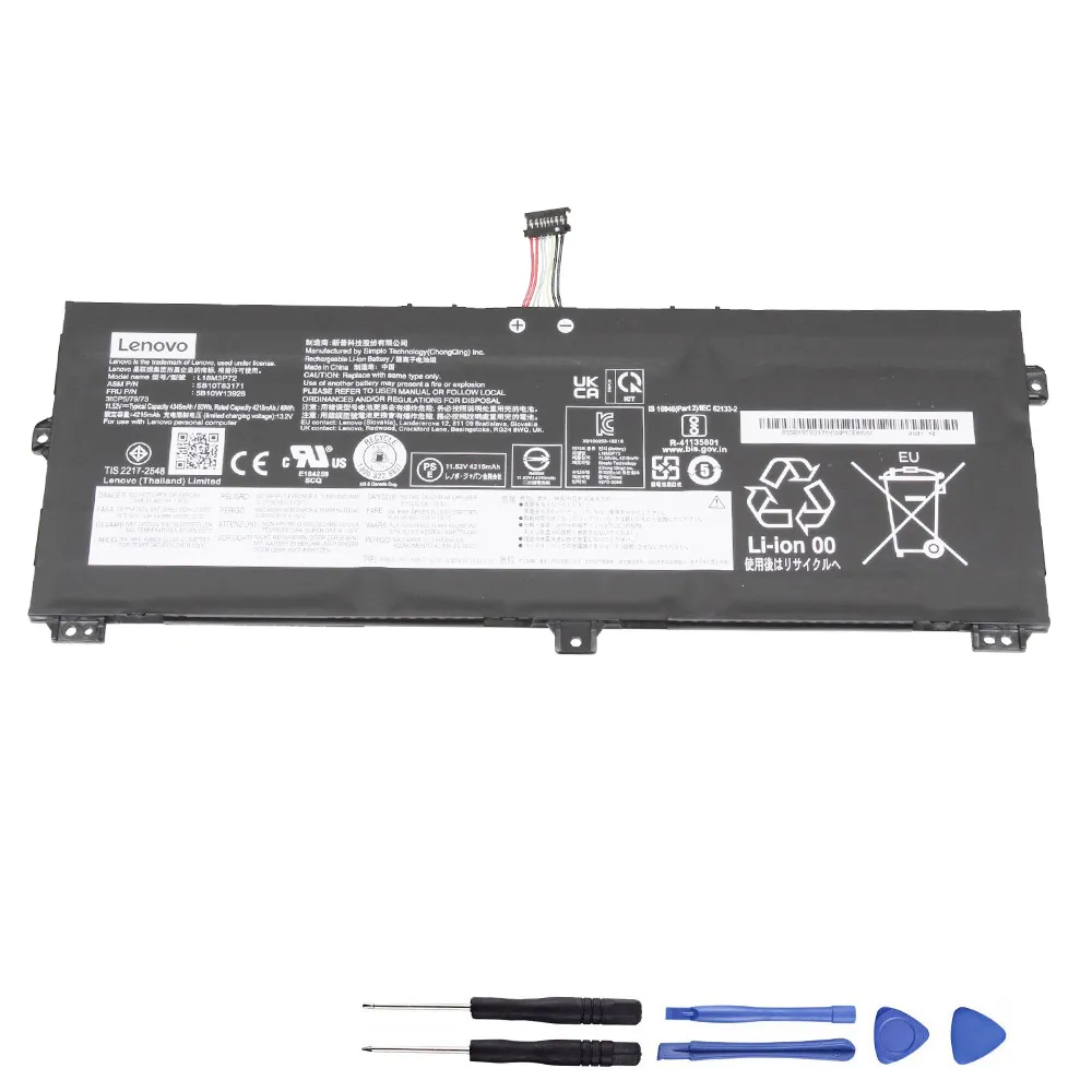 50Wh Lenovo L18M3P72 Akku Battery