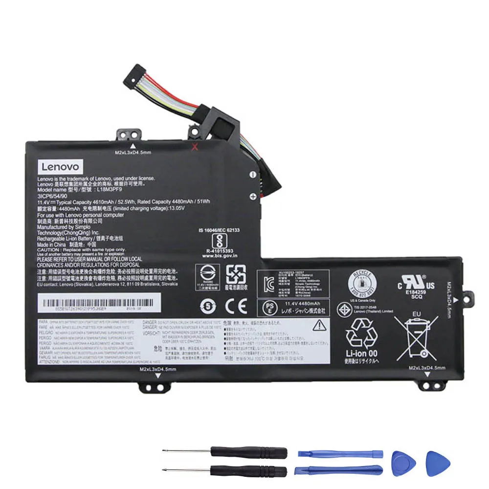 52.5Wh Lenovo L18M3PF9 Akku Battery