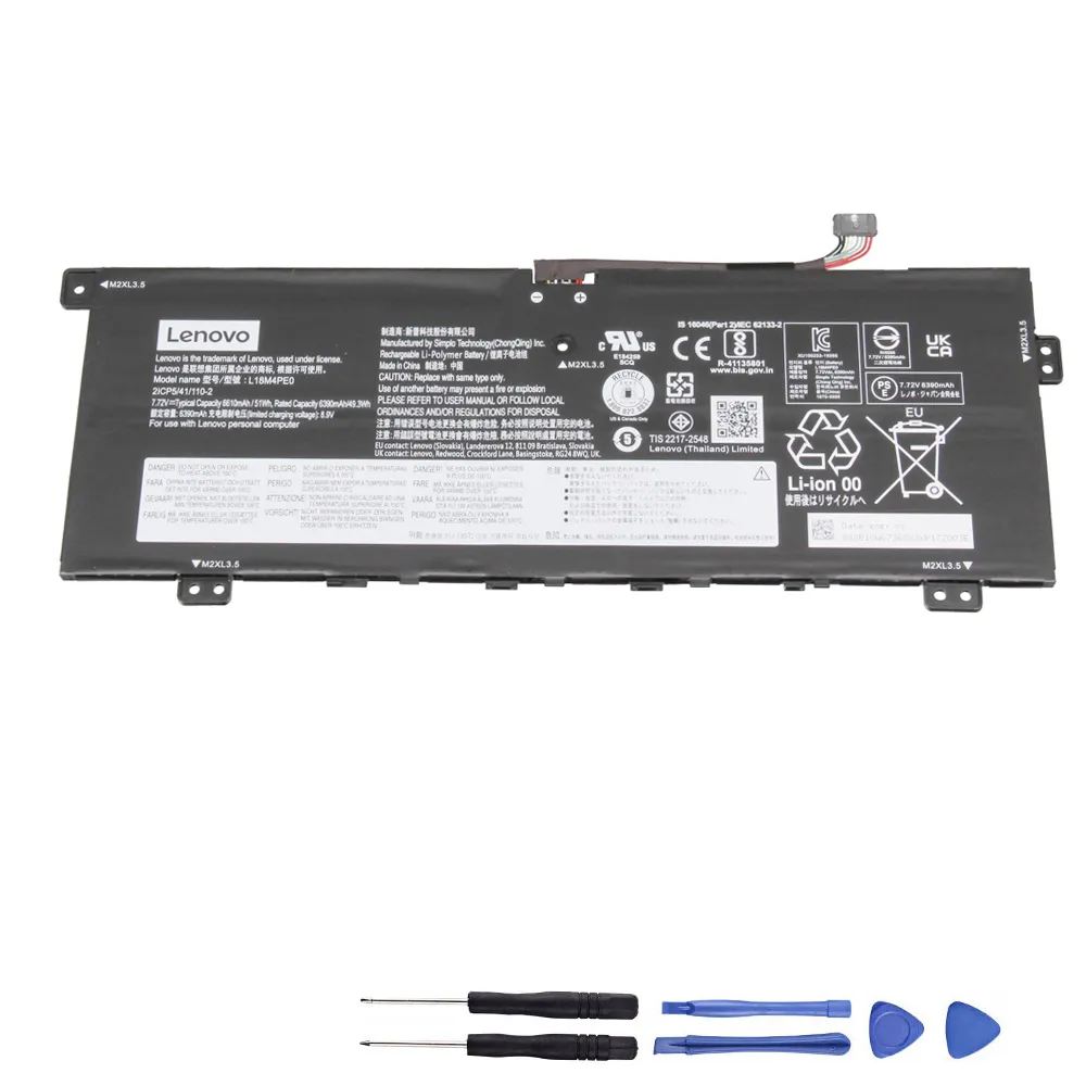 51Wh Lenovo L18M4PE0 Akku Battery