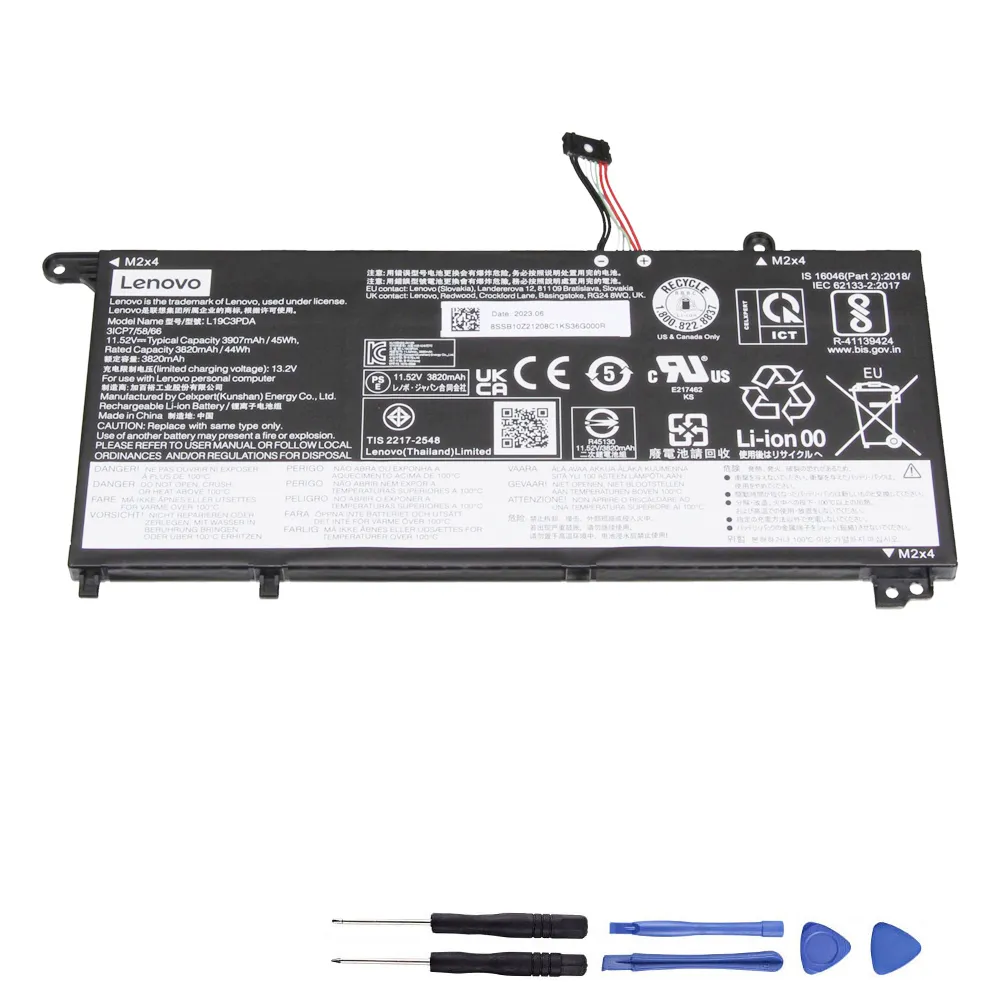 45Wh Lenovo L19C3PDA Akku Battery