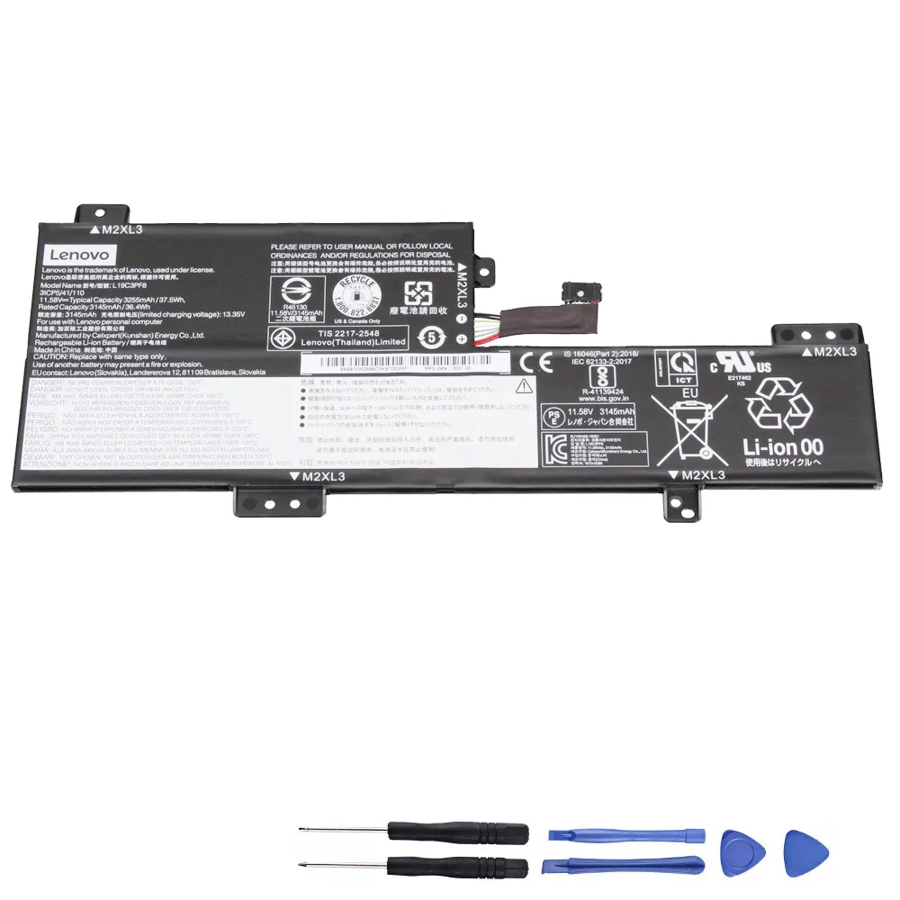 37.5Wh Lenovo L19C3PF8 Akku Battery