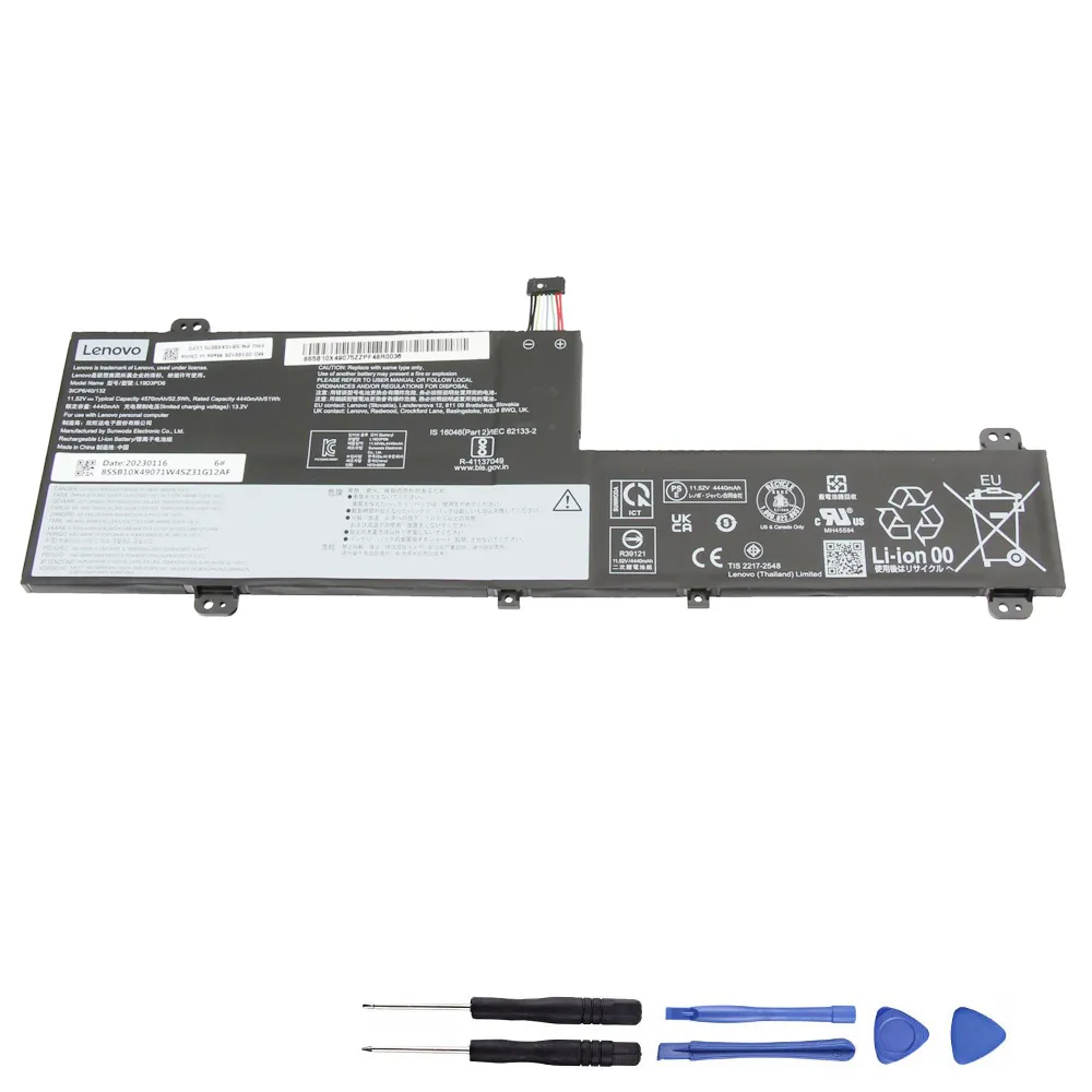 52.5Wh Lenovo L19L3PD6 Akku Battery