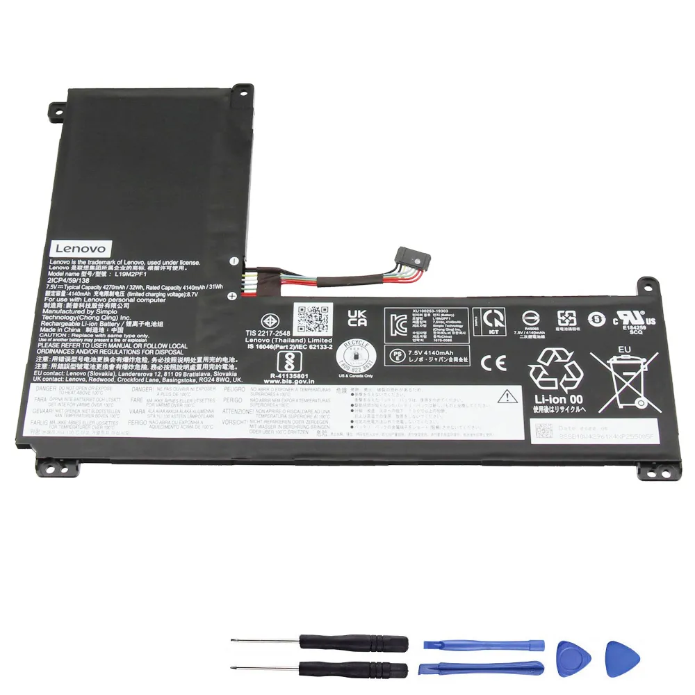 32Wh Lenovo L19M2PF1 Akku Battery