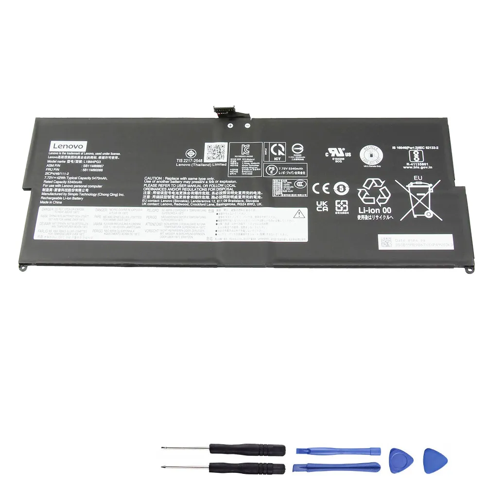 42Wh Lenovo L19M4PG3 Akku Battery