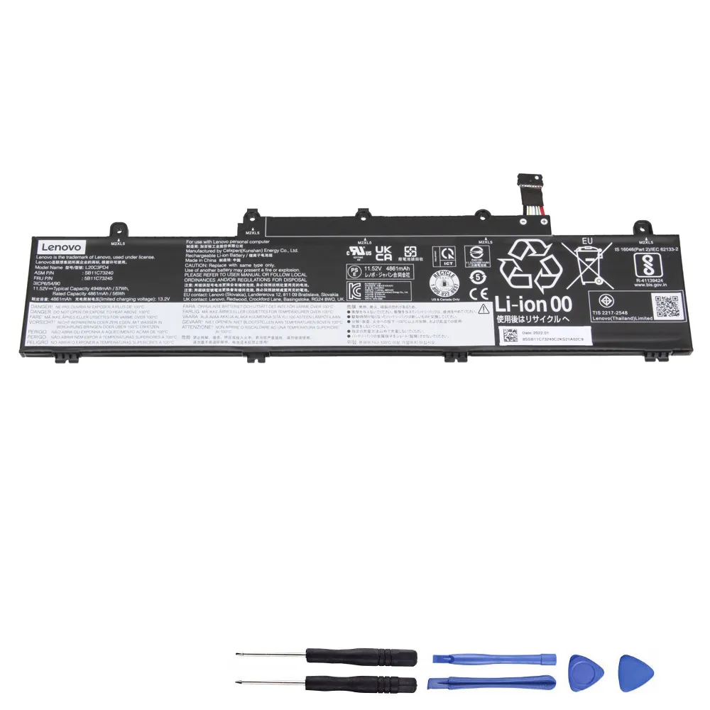 57Wh Lenovo L20C3PD4 Akku Battery