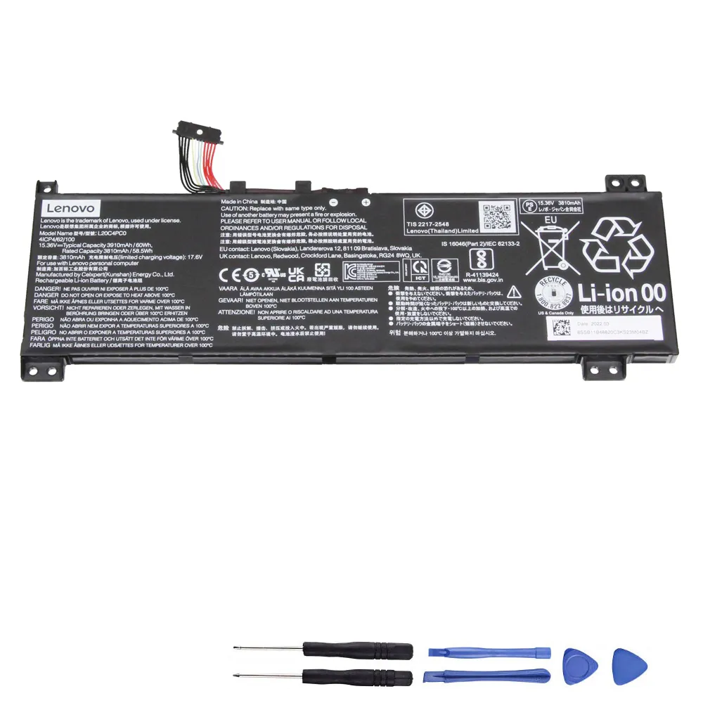 60Wh Lenovo L20C4PC0 Akku Battery