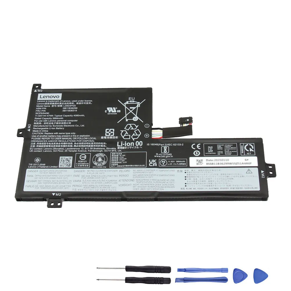 47Wh Lenovo L20D3PG0 Akku Battery