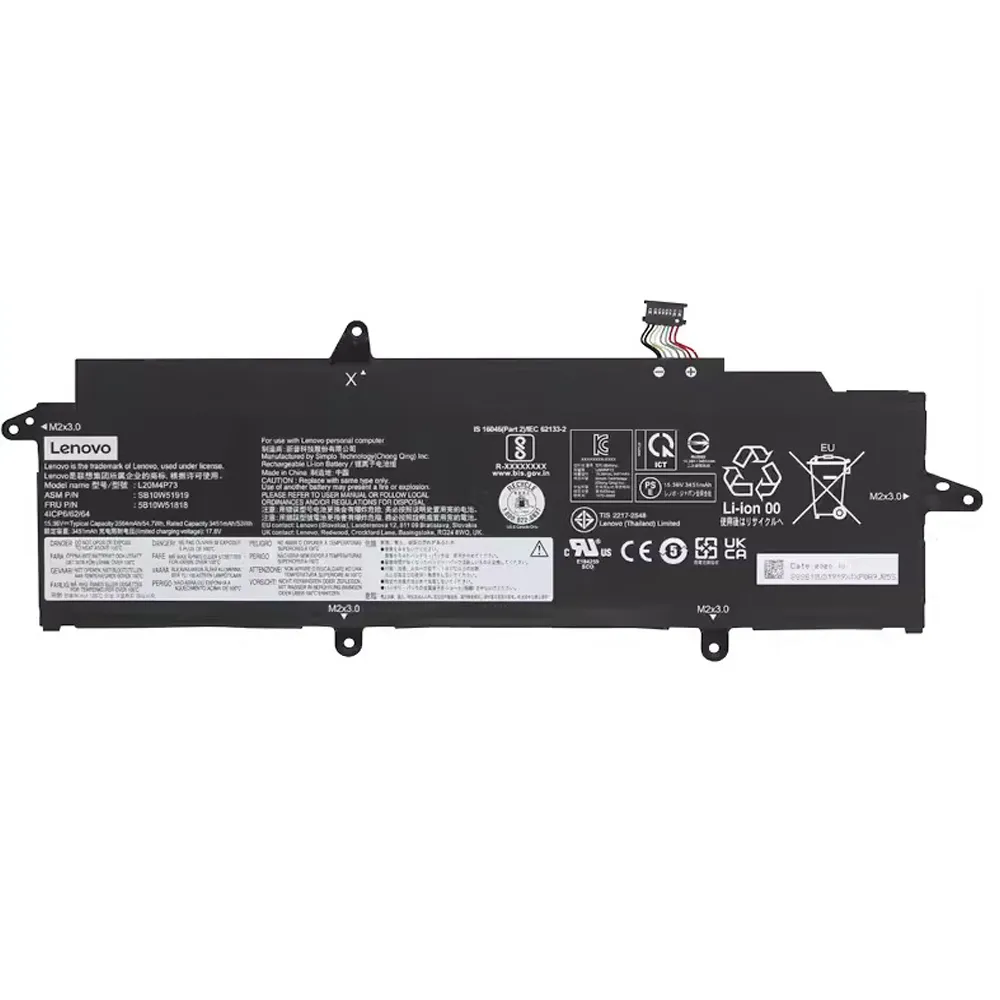 54.7Wh Lenovo L20M4P73 Akku Battery – Bild 2