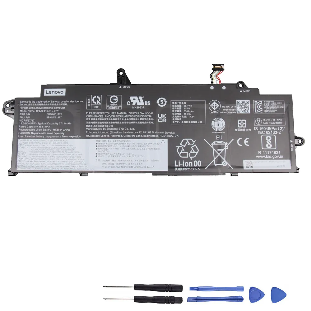 57Wh Lenovo L21B4P71 Akku Battery
