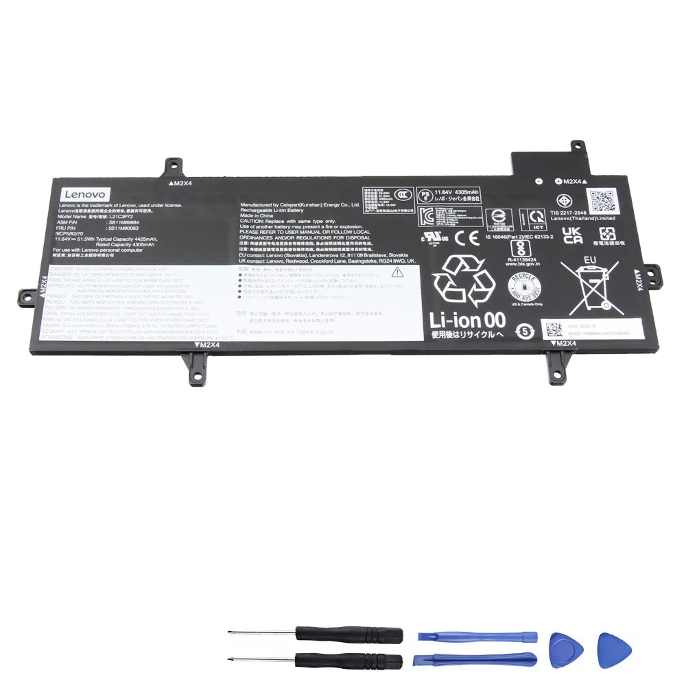 51.5Wh Lenovo L21C3P72 Akku Battery