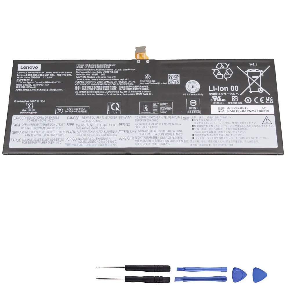 42Wh Lenovo L21D4PG0 Akku Battery
