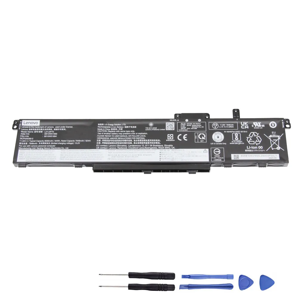 94Wh Lenovo L21L6P70 Akku Battery