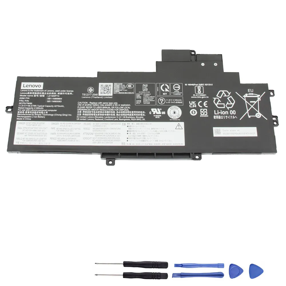 49Wh Lenovo L21M3P74 Akku Battery