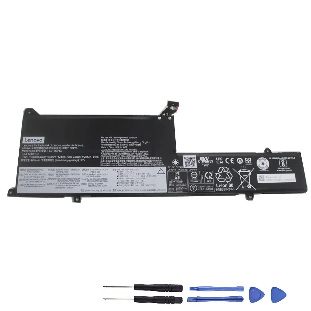 52.5Wh Lenovo L21M3PE0 Akku Battery