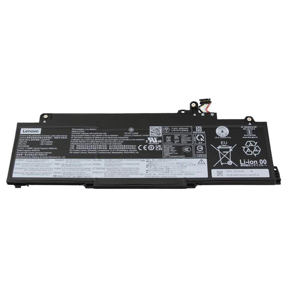 58Wh Lenovo L23C3P70 Akku Battery – Bild 2
