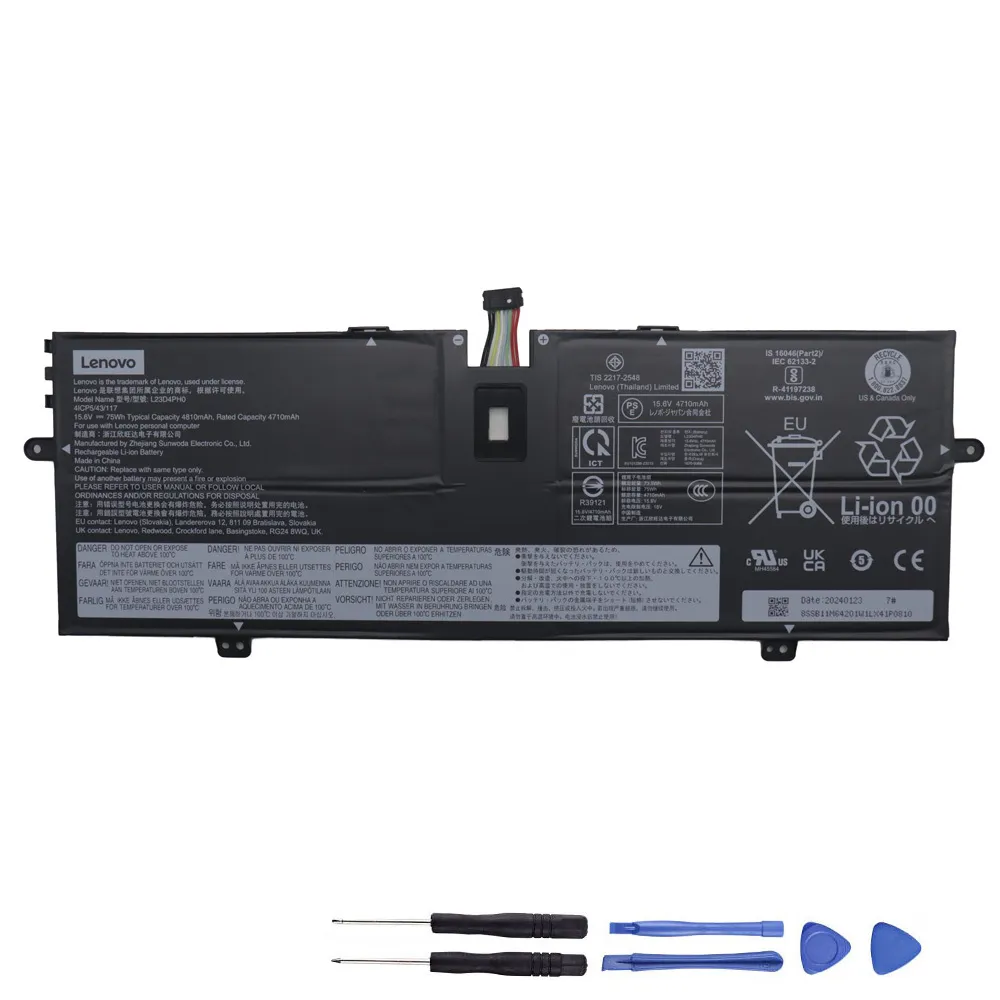 75Wh Lenovo L23D4PH0 Akku Battery