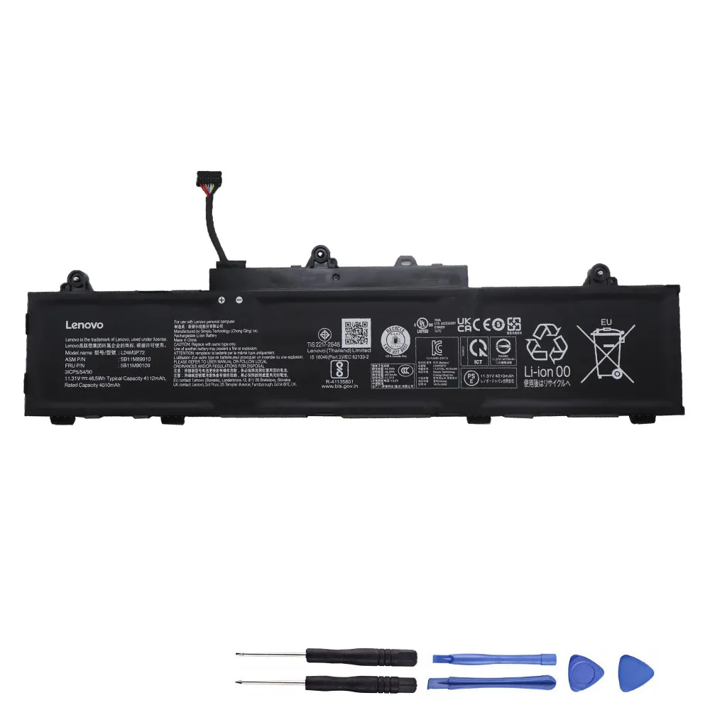 46.5Wh Lenovo L24M3P72 Akku Battery