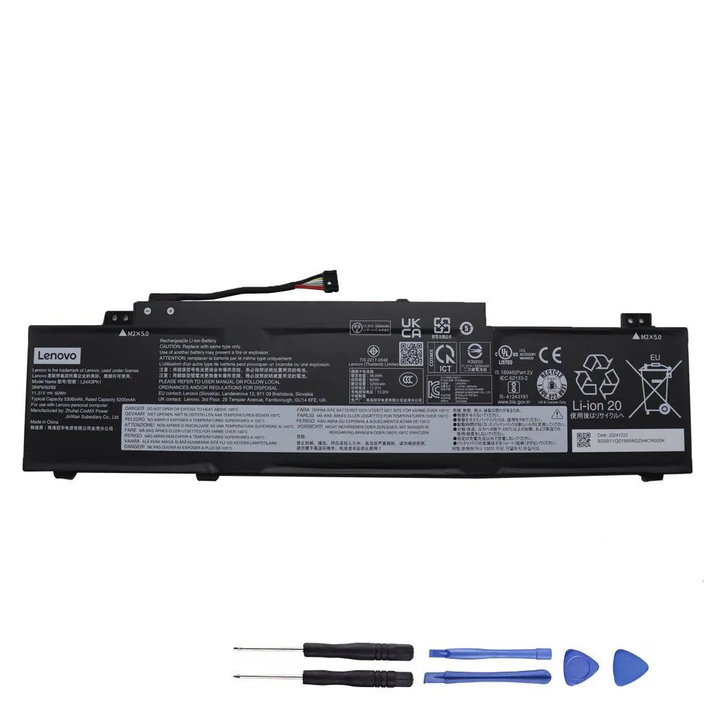 60Wh Lenovo L24X3PK1 Akku Battery