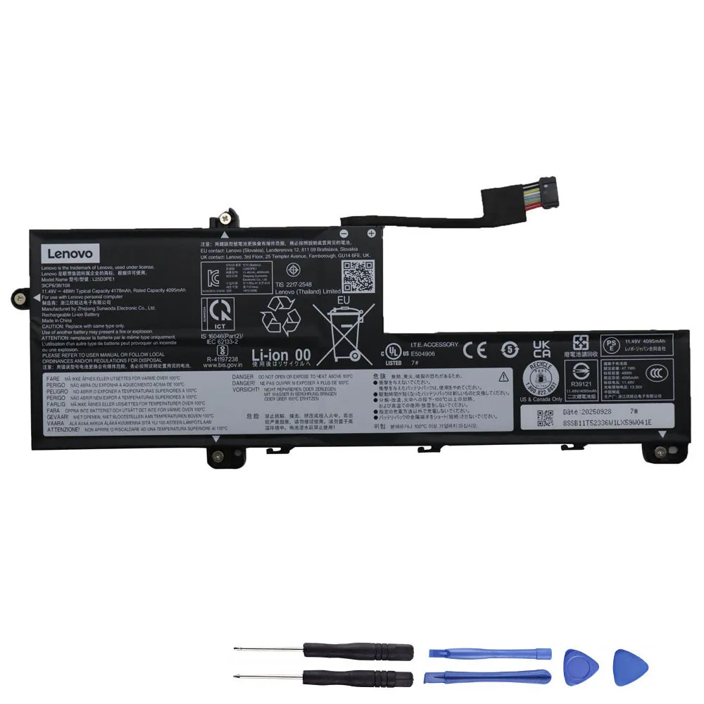 48Wh Lenovo L25N3PE1 Akku Battery
