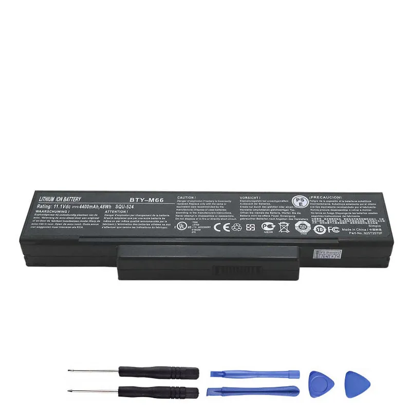 48Wh MSI BTY-M66 Akku Battery