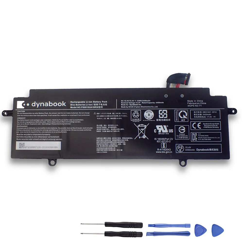 53Wh Toshiba PS0010UA1BRS Akku Battery